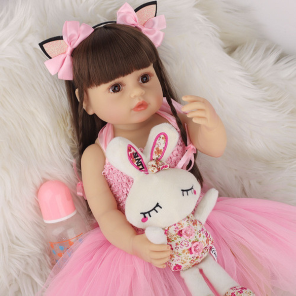 Muñeca Bebe Reborn Real Cuerpo Completo Silicona